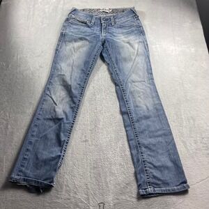 Ariat REAL Denim Womens 28R Mid Rise Bootcut Jeans Medium Wash 10017217